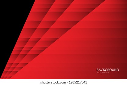 Red abstract background vector illustration. wall. web banner. cover. card. texture. wallpaper. flyer. brochure. annual report. polgyonal vector concept template