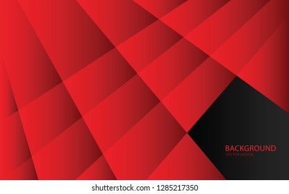 Red abstract background vector illustration. wall. web banner. cover. card. texture. wallpaper. flyer. brochure. annual report. polgyonal vector concept template