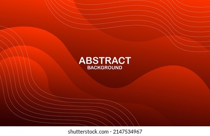 Red abstract background. Vector illustration