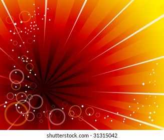red abstract background - vector illustration