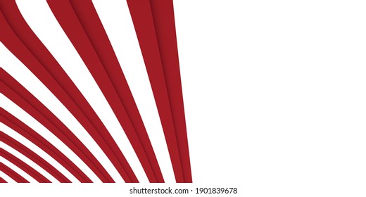 Red abstract background vector, modern corporate concept. Abstract wavy red background
