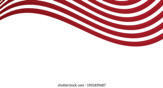 Vector de fondo rojo abstracto, concepto corporativo moderno. Antecedentes rojos ondulados abstractos