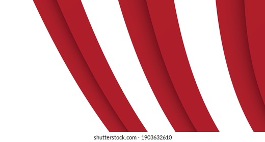 Red abstract background vector, modern corporate concept. Abstract wavy red background