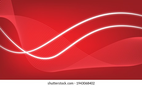 Red abstract background, Vector wallpaper