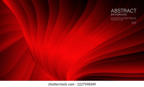 Red abstract background, wave vector, Geometric vector, Minimal Texture, web background, red cover background design, flyer template, banner, book cover, wall decoration wallpaper. vector eps10