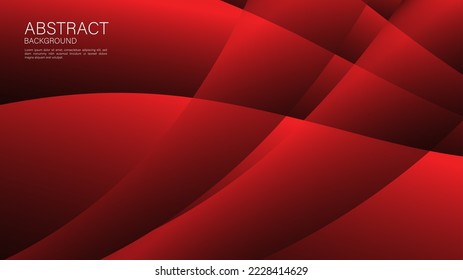 Red abstract background, wave vector, Geometric vector, Minimal Texture, web background, red cover background design, flyer template, banner, book cover, wall decoration wallpaper. vector