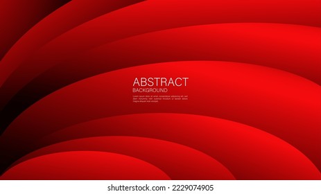 Red abstract background, wave vector, Geometric vector, Minimal Texture, web background, red cover background design, flyer template, banner, book cover, wall decoration wallpaper. vector
