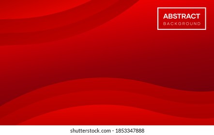 Red abstract background waves gradient. Vector background waves art style can be used in cover design, book design, poster, cd cover, flyer, website backgrounds, or advertising wallpaper.