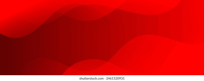 Red abstract background, wavy effect style, colorful ,memphis