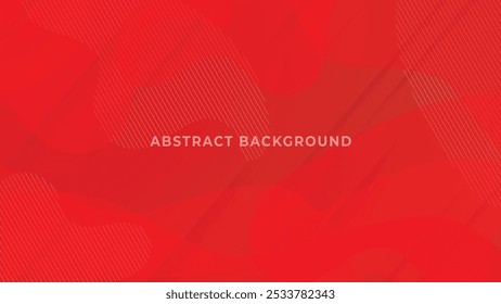 Red abstract background with wavy lines and subtle gradients.