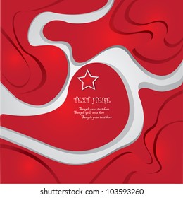 Red abstract background,Vector