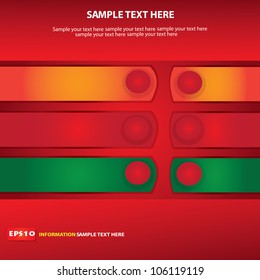 Red abstract background,Vector