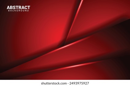 Red abstract banner background illustration