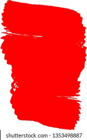 Red abstract banner. Procurement for the project and design. copy space.