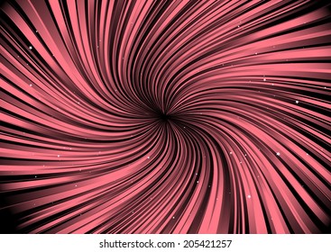 Red abstract blast  in space - Abstract vector red starburst background illustration