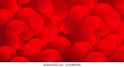 Bokeh abstracto rojo de luces sobre fondo negro simple