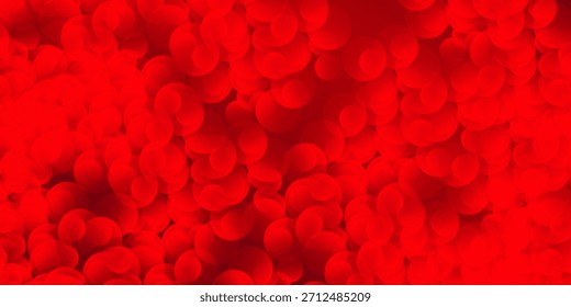 Bokeh abstracto rojo de luces sobre fondo negro Vector abstracto simple