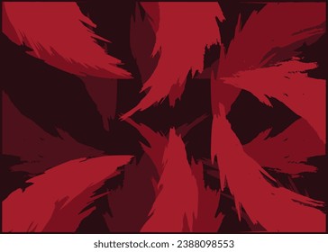 Red abstract brush stroke background texture