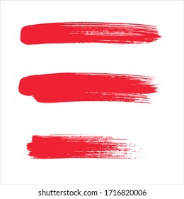 Red Abstract Brush Stroke Paint Background