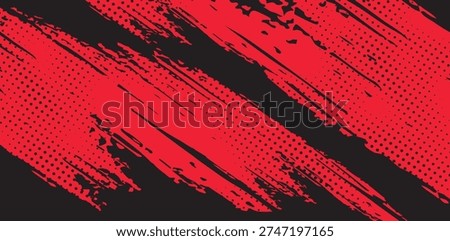 Red Abstract Brush Texture Background for Sport Poster Banner Design