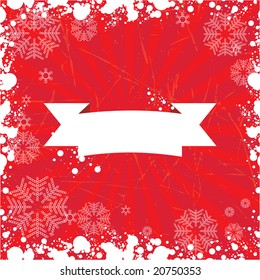 Red abstract Christmas background