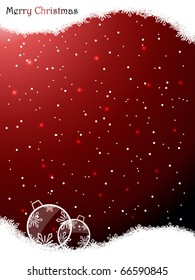 Red abstract Christmas background