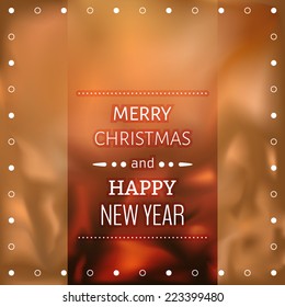 red abstract christmas background with merry christmas text