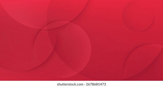 Fondo de círculo Abstractas rojo. Composición de Formas dinámicas eps 10.