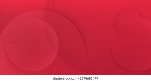 Red Abstract Circle Background. Modern trendy design in vector illustration