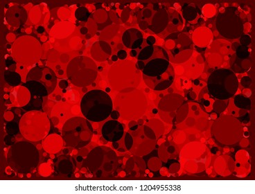 red abstract circle background vector pes 10.