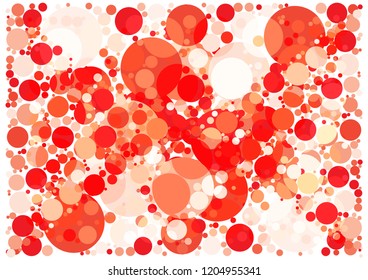 red abstract circle background vector pes 10.