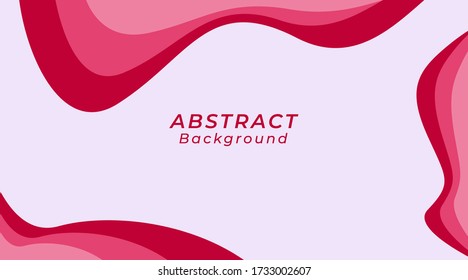 Red Abstract Colorful Paper Cut Background