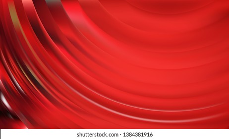 Red Abstract Curve Background Graphic