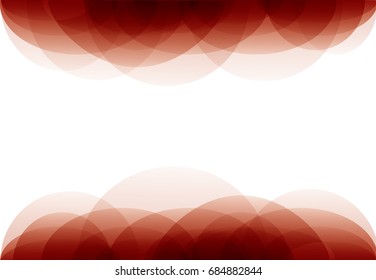 Red Abstract curve line shape background.