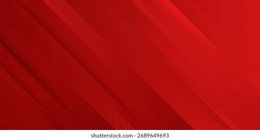 Red Abstract Diagonal Lines Background with Modern Gradient Design. Suit for banner, web, brochure, pamflet, poster and presentation