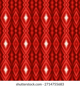 Rote abstrakte Diamant Formen Muster Design Kunst für Tapete Stoff 