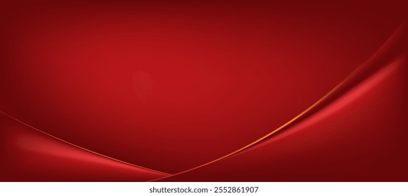 red abstract elegant background vector illustration, banner business product present