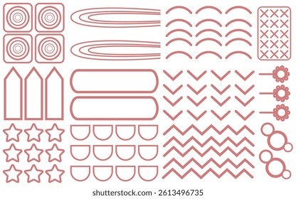 Red abstract figure pattern editable vector
Vector background pattern with abstract figures shapes