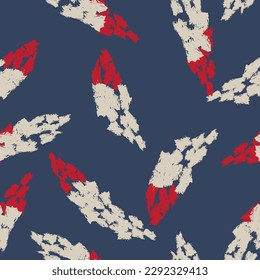 Resumen rojo Diseño de patrones sin costura floral para textiles de moda, gráficos, fondos y artesanías