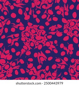 Red Abstract Floral seamless pattern design for fashion textiles, graphics, backgrounds and crafts