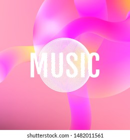 Red Abstract fluid color pattern Abstract red modern graphic element.