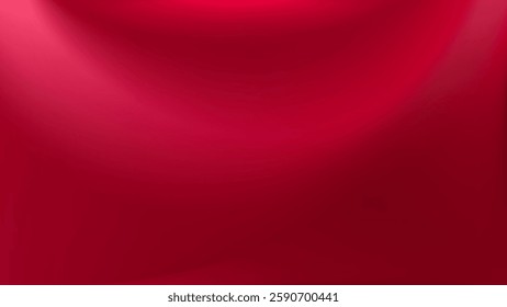 Red abstract fluid gradient background. Flowing transitions, energetic visual featuring. For Christmas, Valentine Day cards and modern branding and packaging. Vector illustration, EPS 10.