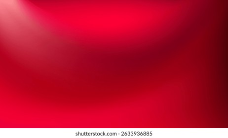 Red abstract fluid gradient background. Flowing transitions, energetic visual featuring. For Christmas, Valentine Day cards and modern branding and packaging. Vector illustration, EPS 10.