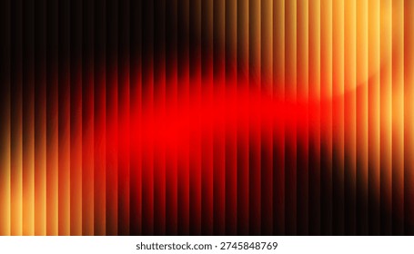 Red Abstract fractal glass vector background with sunset gradient. Bright fiery glow,vivid summer glow, warm energy lines, Melting effect , geometric texture, vibrant decorative illustration