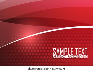 Red abstract futuristic background