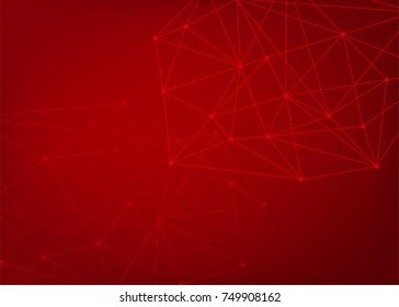 red abstract futuristic background with modern technology concept desgin vector eps 10