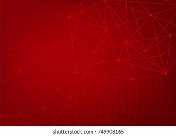 red abstract futuristic background with modern technology concept desgin vector eps 10