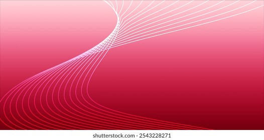 Red abstract futuristic background vector  ,soft colour 