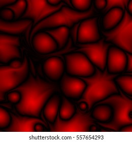 Red abstract futuristic glossy background with fabric, silk texture and ambient occlusion effect for design concepts, wallpapers, presentations, web, prints and presentations. Vector illustration.