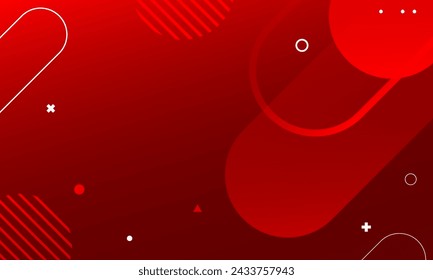 Red abstract geometric background. Eps10 vector